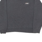 FILA Cropped Womens Sweatshirt Grey Crew Neck M