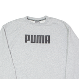 PUMA Womens Sweatshirt Grey Crew Neck UK 14
