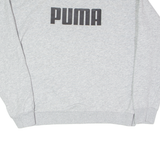 PUMA Womens Sweatshirt Grey Crew Neck UK 14