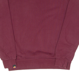ELLESSE Womens Sweatshirt Maroon Crew Neck UK 8