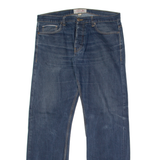 DICKIES Mens Jeans Blue Regular Straight W38 L34