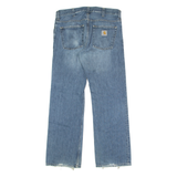 CARHARTT WIP Rockin Mens Jeans Blue Regular Bootcut Stone Wash W33 L32