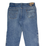 LEVI'S 515 02 07 Orange Tab Mens Jeans Blue Slim Straight Stone Wash W36 L28