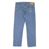 LEVI'S 505 Jeans Mens Blue Regular Straight W38 L32