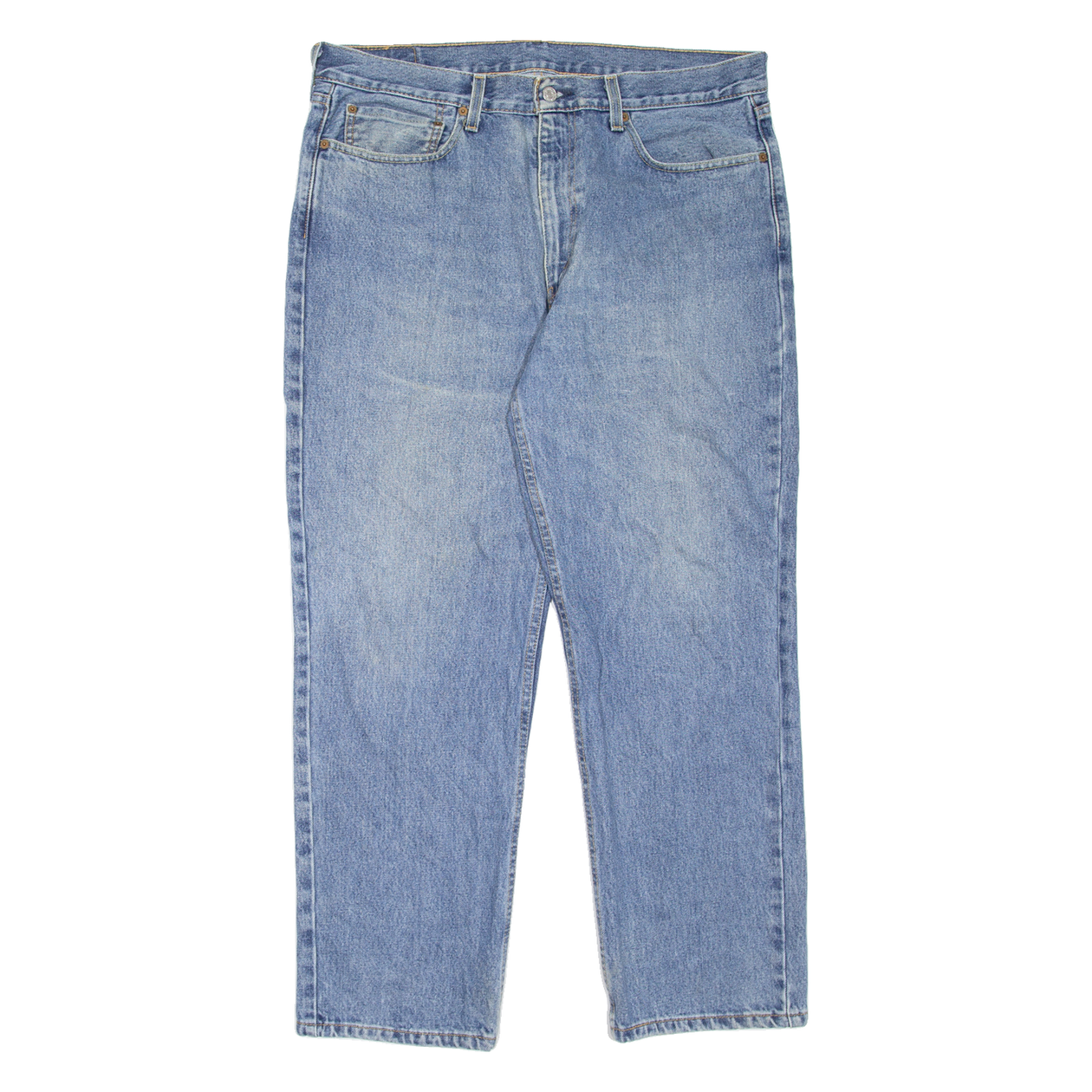LEVI'S 550 Jeans Mens Blue Relaxed Tapered Stone Wash W36 LEVI'S 550 Jeans Mens Blue Relaxed Tapered Stone Wash W36