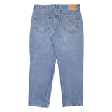 LEVI'S 550 Jeans Mens Blue Relaxed Tapered Stone Wash W36 L30