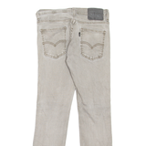 LEVI'S 511 Jeans Mens Grey Slim Straight Stone Wash W29 L30