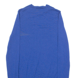 DKNY Lightweight Womens Jumper Blue Tight Knit Wool S