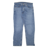 LEVI'S 505 Jeans Mens Blue Regular Straight Stone Wash W37 L29