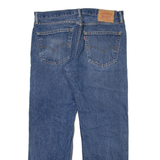 LEVI'S 505 Jeans Mens Blue Regular Straight Stone Wash W34 L30