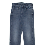 LEVI'S 514 Jeans Mens Blue Slim Straight Stone Wash W28 L30