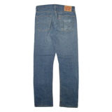 LEVI'S 513 Jeans Mens Blue Slim Straight Stone Wash W32 L32