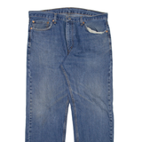 LEVI'S 505 Jeans Mens Blue Regular Straight Stone Wash W38 L32