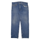 LEVI'S 505 Jeans Mens Blue Regular Straight Stone Wash W38 L32