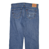 LEVI'S 505 Jeans Mens Blue Regular Straight Stone Wash W38 L32