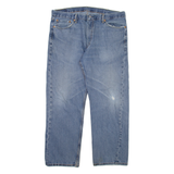 LEVI'S 505 Jeans Mens Blue Regular Straight Stone Wash W40 L30