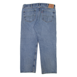 LEVI'S 505 Jeans Mens Blue Regular Straight Stone Wash W40 L30