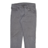 LEVI'S 511 Jeans Mens Grey Slim Straight Stone Wash W32 L28