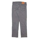 LEVI'S 511 Jeans Mens Grey Slim Straight Stone Wash W32 L28