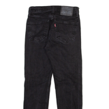 LEVI'S 511 Jeans Mens Black Slim Straight W26 L27