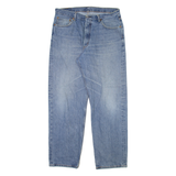 LEVI'S 550 Jeans Mens Blue Relaxed Tapered Stone Wash W36 L32
