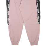PUMA Womens Track Pants Pink Tapered XL W34 L28