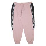 PUMA Womens Track Pants Pink Tapered XL W34 L28