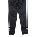ADIDAS ORIGINALS Womens Track Pants Black Tapered UK 8 W27 L28