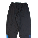 ADIDAS Mens Track Pants Black Tapered L W28 L30
