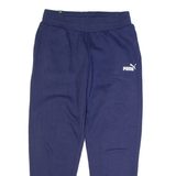 PUMA Mens Joggers Blue Tapered S W28 L28