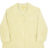 DELMOD Womens Trench Coat Cream L