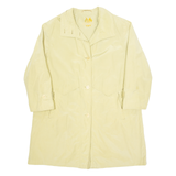 DELMOD Womens Trench Coat Cream L