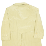DELMOD Womens Trench Coat Cream L