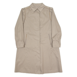 Womens Trench Coat Grey 90s M