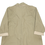 Mens Trench Coat Beige 90s L