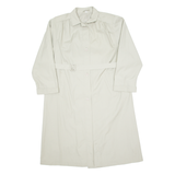Belted Womens Trench Coat Cream 90s L