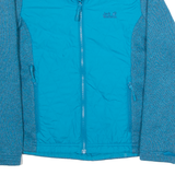JACK WOLFSKIN Womens Fleece Jacket Blue S