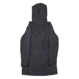 JACK WOLFSKIN Womens Parka Coat Black Hooded UK 10