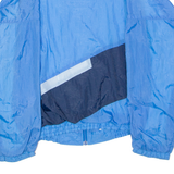 CATCH Mens Shell Jacket Blue 80s Colourblock XL