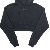 LEVI'S Crop Womens Black Hoodie S