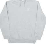 ADIDAS Mens Grey Hoodie S