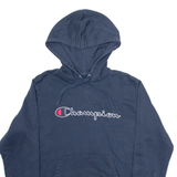 CHAMPION Mens Blue Hoodie M