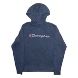 CHAMPION Mens Blue Hoodie M