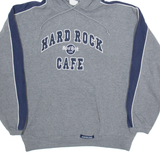 HARD ROCK CAFE Mens Grey Hoodie L