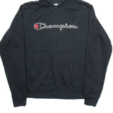 CHAMPION Mens Black Hoodie M