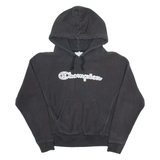 CHAMPION Womens Black Hoodie S