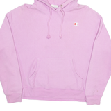 CHAMPION Mens Purple Hoodie L