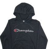 CHAMPION Mens Black Hoodie S