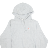 CHAMPION Mens Grey Hoodie S