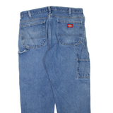 DICKIES Mens Jeans Blue Regular Straight Stone Wash W36 L30